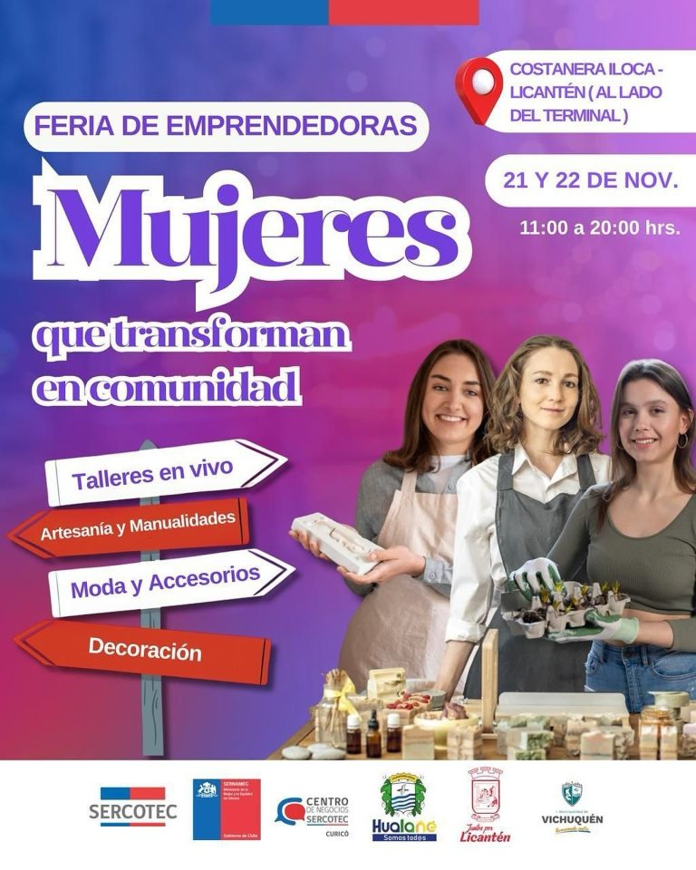 ¡FERIA DE EMPRENDEDORAS en la Costa!