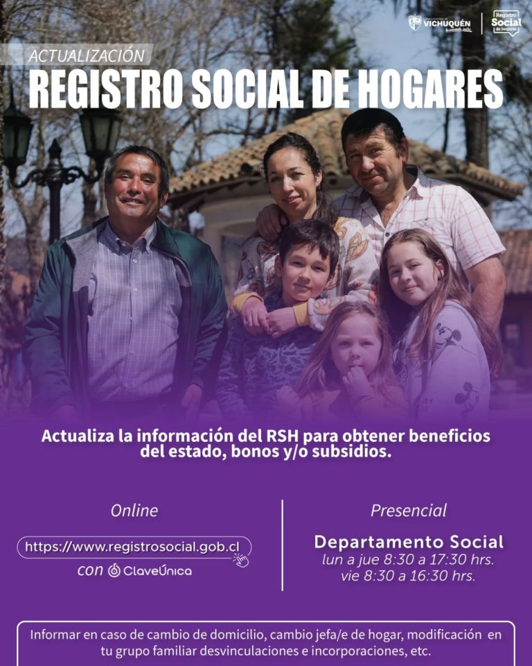 Actualiza tu Registro Social de Hogares