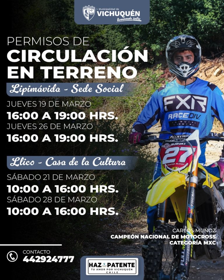 Permiso de Circulación 2026 en Terreno