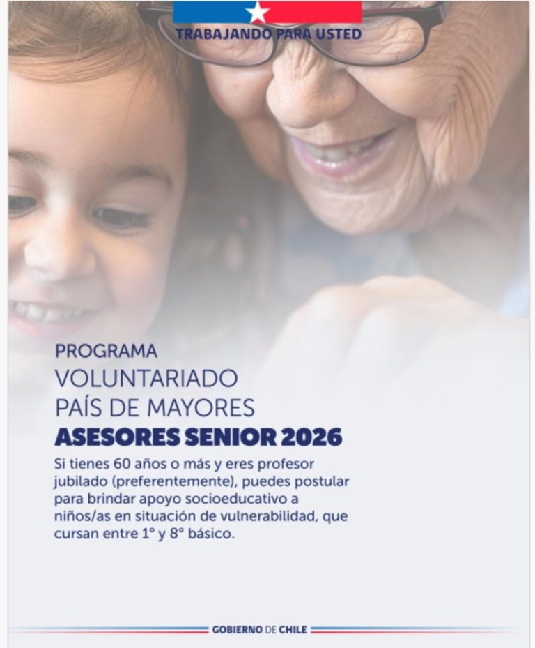 CONVOCATORIA 2026: Programa Voluntariado “País de Mayores”