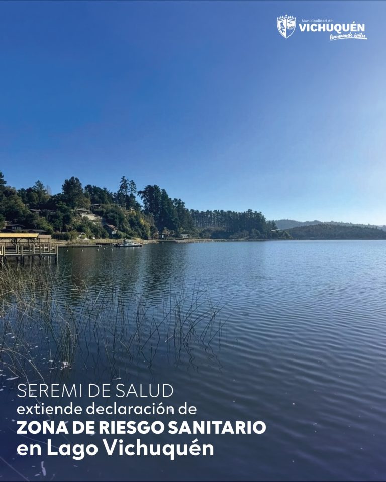 Seremi de Salud extiende declaración de Zona de Riesgo Sanitario en Lago Vichuquén hasta el 30 de abril de 2026