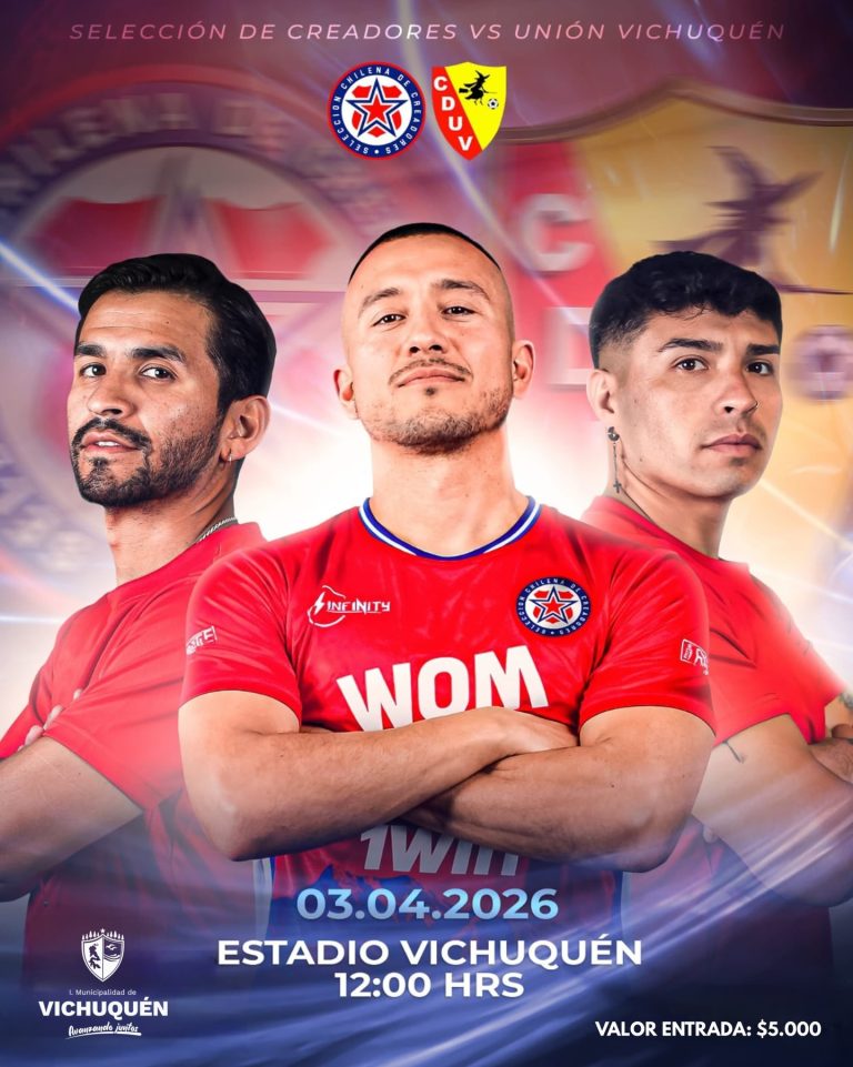 ¡No te pierdas el encuentro entre la Selección de Creadores de Contenido v/s Club Unión Vichuquén!