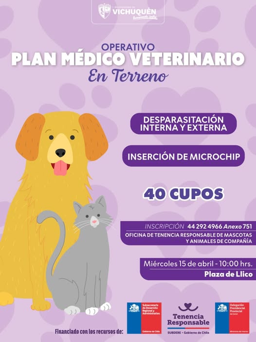 Operativo Plan Médico Veterinario en Terreno