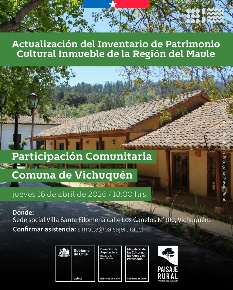 ¿Valoramos juntos el patrimonio arquitectónico de Vichuquén?