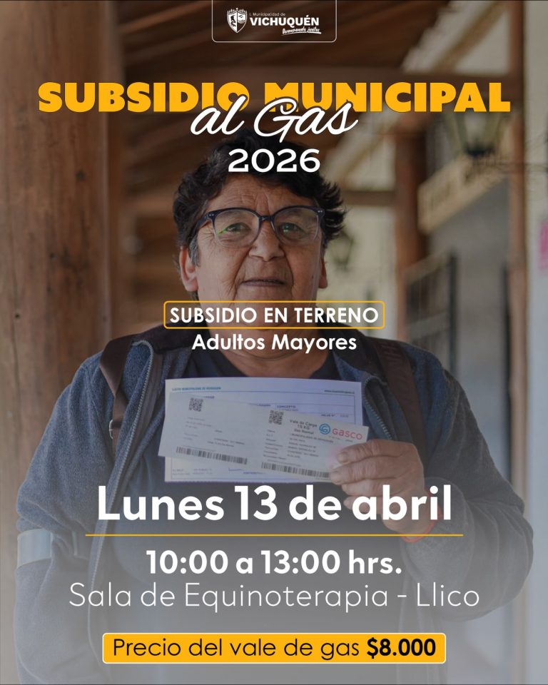 Atención Llico! Seguimos apoyando a nuestros adultos mayores