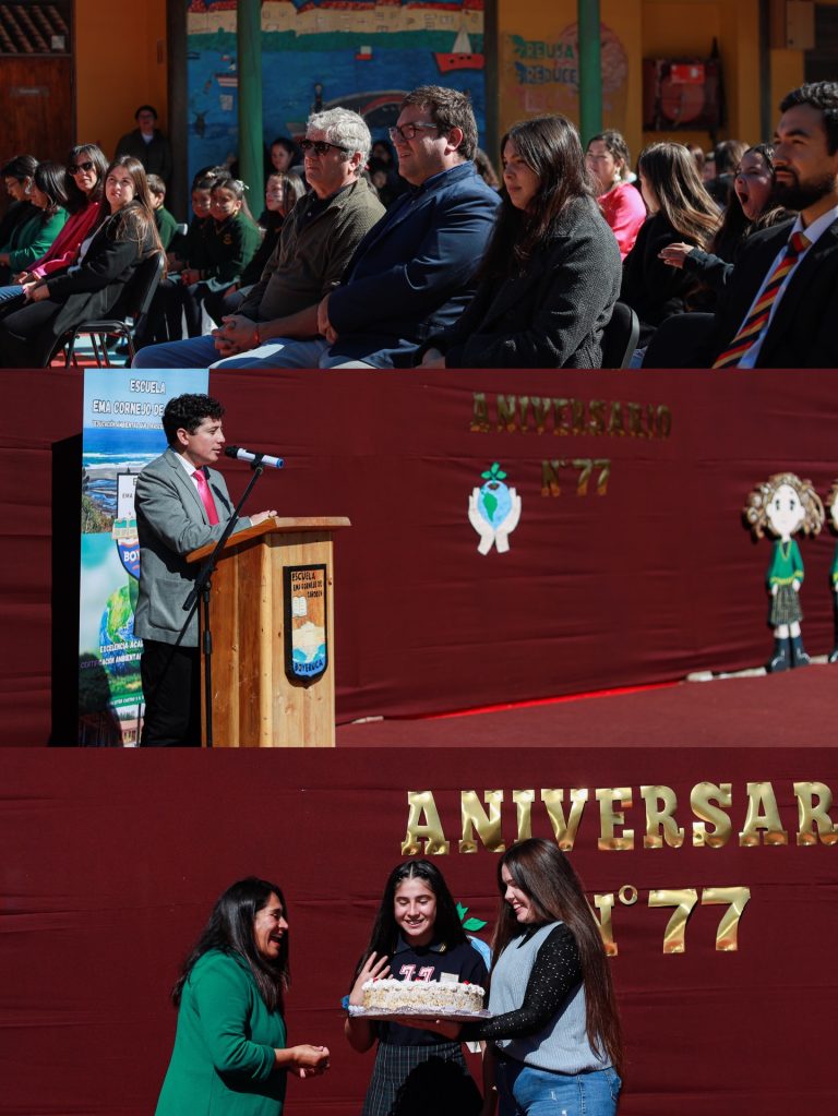 Escuela Ema Cornejo de Cardoen celebró su 77° aniversario
