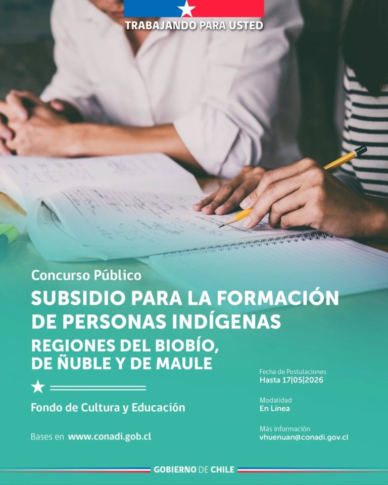¡Atención, comunidades y personas de pueblos originarios de la Región del Maule!