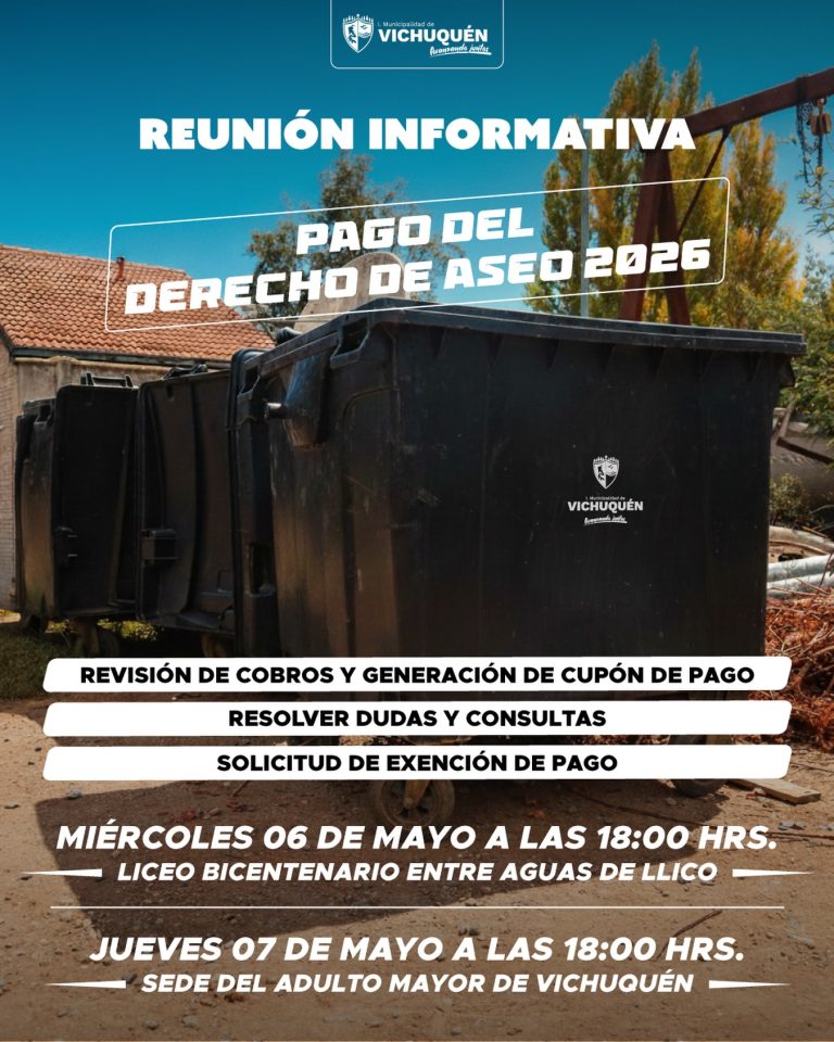 ¡Atención vecinos y vecinas de Vichuquén!