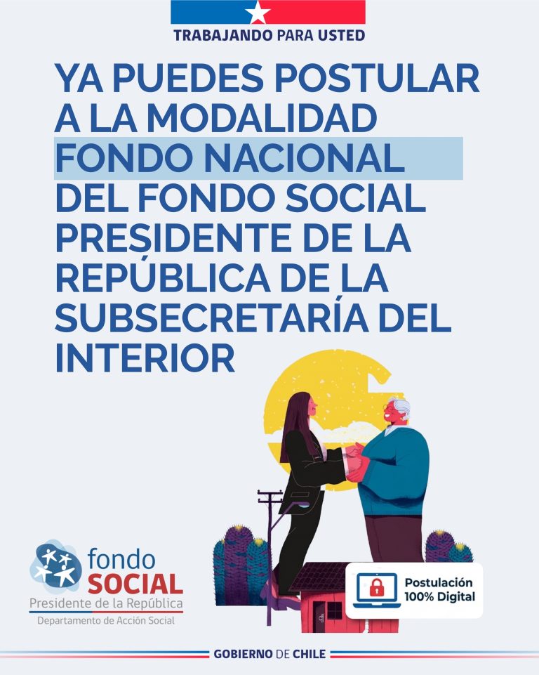¡Atención organizaciones Sociales!