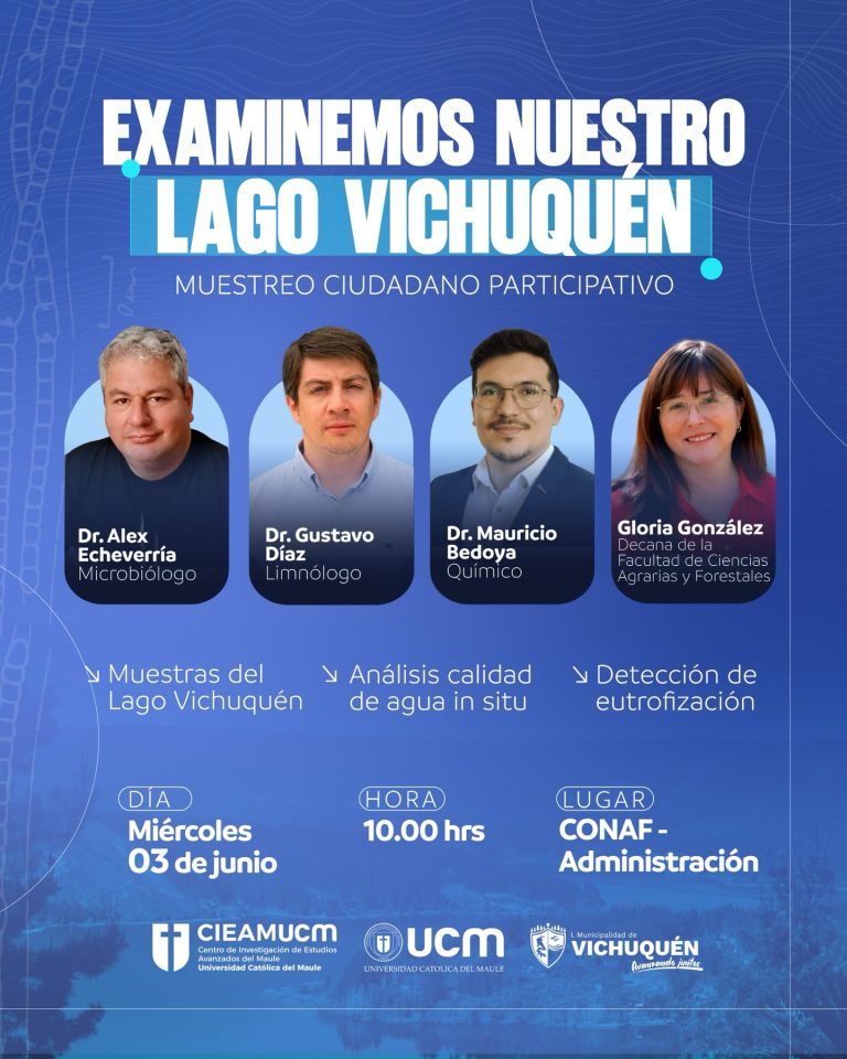 ¡MUESTREO CIUDADANO PARTICIPATIVO! EXAMINEMOS NUESTRO LAGO VICHUQUÉN