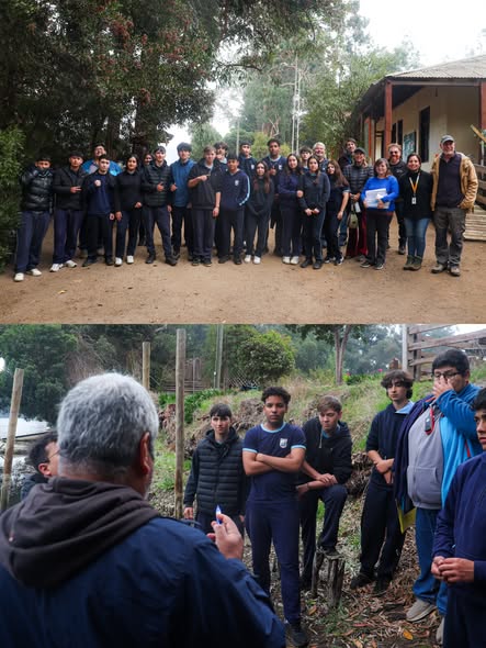 UCM y estudiantes del liceo entre aguas de llico examinaron el Lago Vichuquén en jornada de restauración y monitoreo ambiental