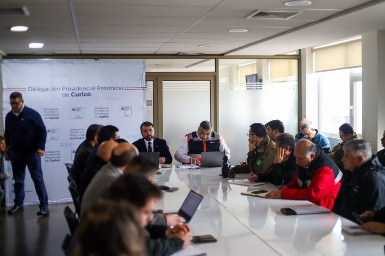 Estuvimos presentes hoy en el COGRID Provincial en la Delegación en Curicó