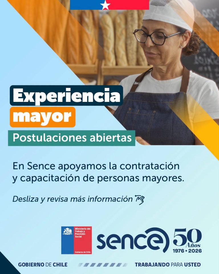 El Programa Experiencia Mayor entrega más y mejores oportunidades laborales para personas mayores de 50 años.