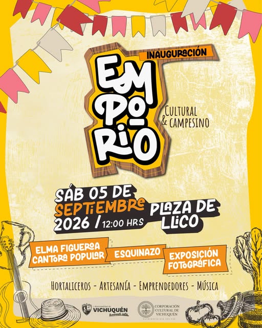 ¡GRAN INAUGURACIÓN EN LLICO! / EMPORIO CULTURAL & CAMPESINO (TODOS LOS SÁBADOS DE SEPTIEMBRE)