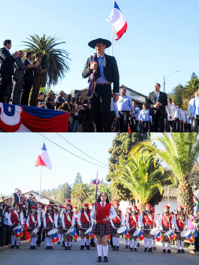 Vichuquén puso el broche de oro a sus desfiles patrios