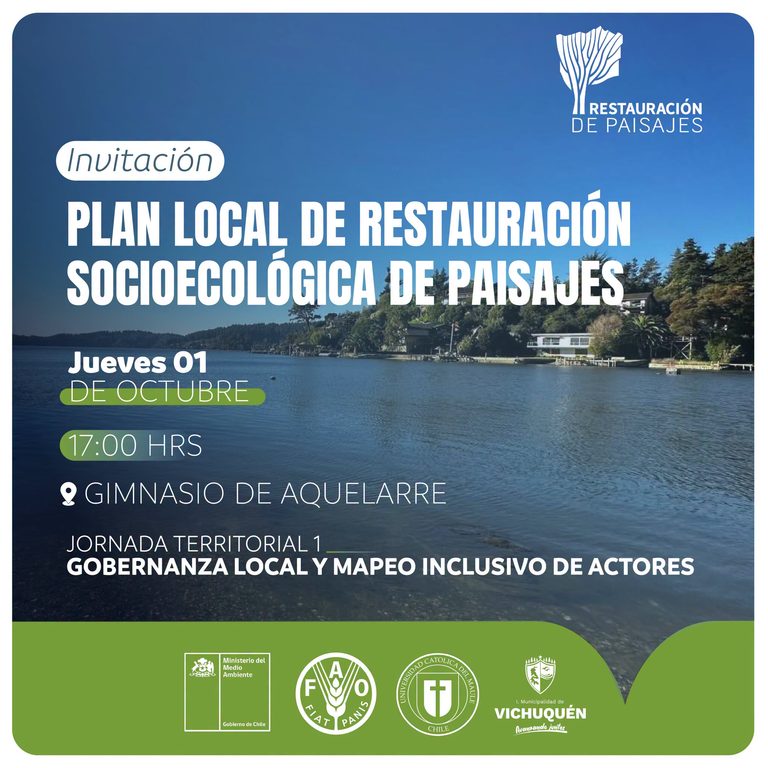 ¡Súmate al Plan Local de Restauración Socioecológica de Paisajes de Vichuquén!